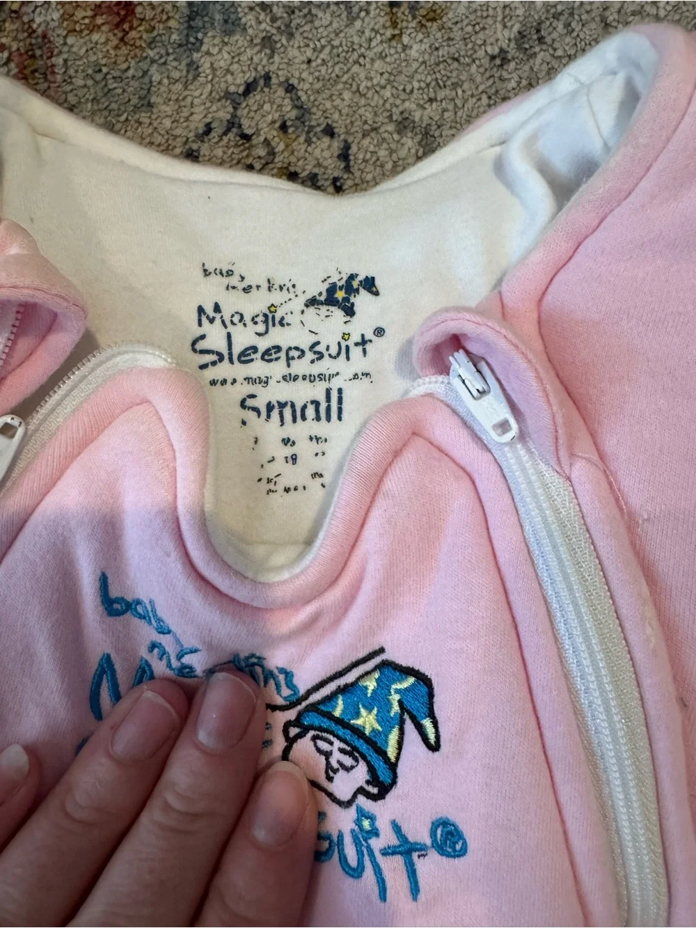 Baby Merlin Magic Sleepsuit Small